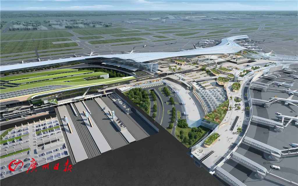中国民航机场跑道最多、航站楼建筑面积最大……未来的白云机场海量高清美图来了