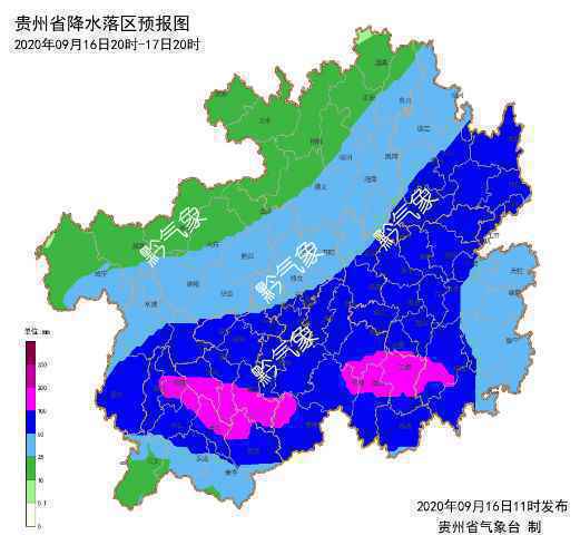受台风红霞影响 贵州多地将出现100毫米以上大暴雨
