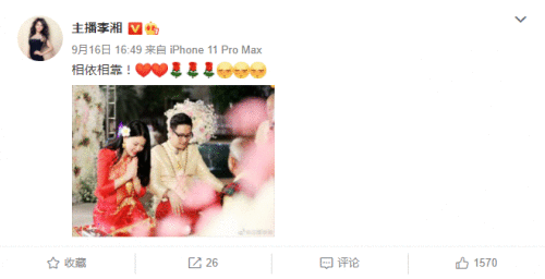 破离婚传闻？王岳伦KTV壁咚风波后李湘晒婚礼照
