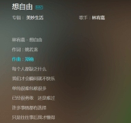 林宥嘉想自由歌词含义 或
