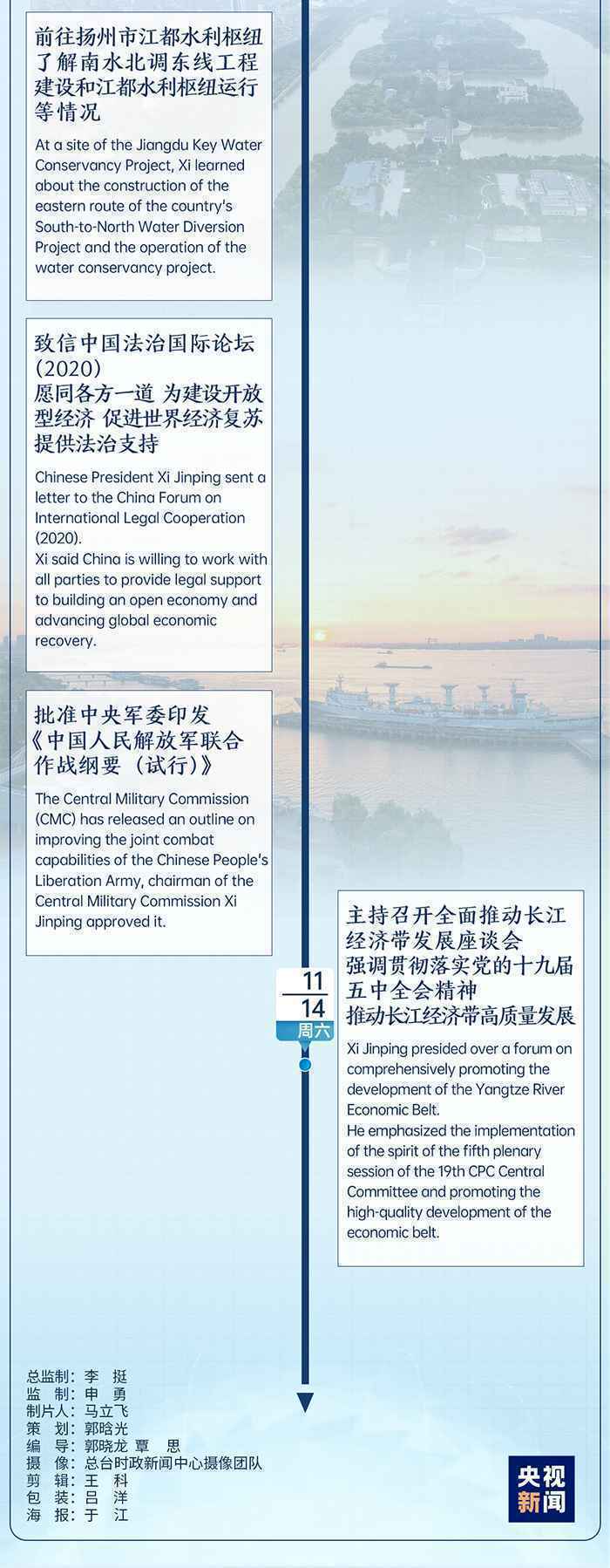 时政微周刊丨总书记的一周（11月9日—11月15日）