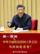 第一观察 | 中央全面依法治国工作会议为