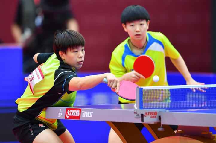 2020全国乒乓球锦标赛：孙颖莎/王艺迪晋级女双决赛