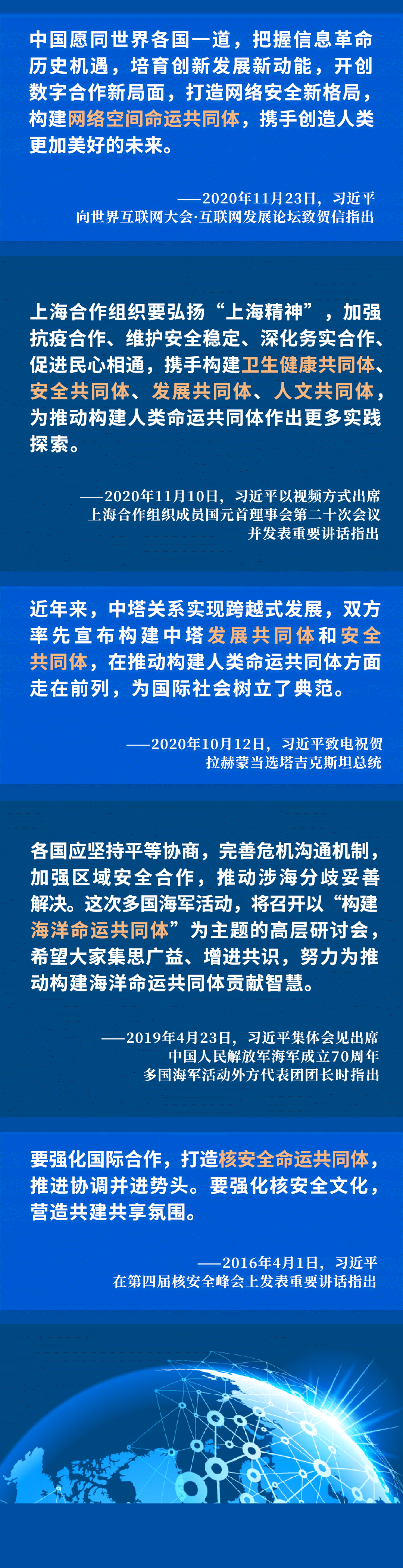 人类命运与共，中国推动构建更丰富多样“共同体”